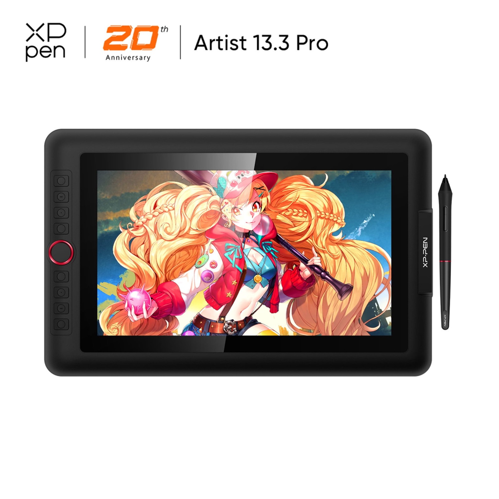 XPPen Artist 13.3 Pro Drawing Tablet, 13.3 Inch IPS LCD, 1080P Full Laminated