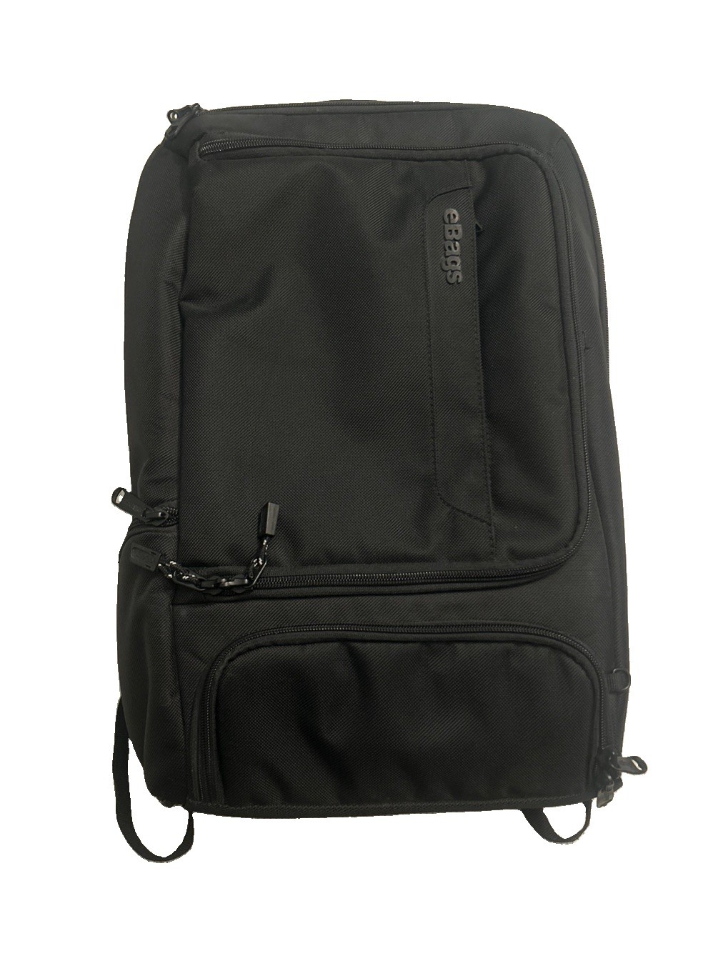 eBags Black Pro Slim Laptop Backpack Professional Weekender Travel Bag.