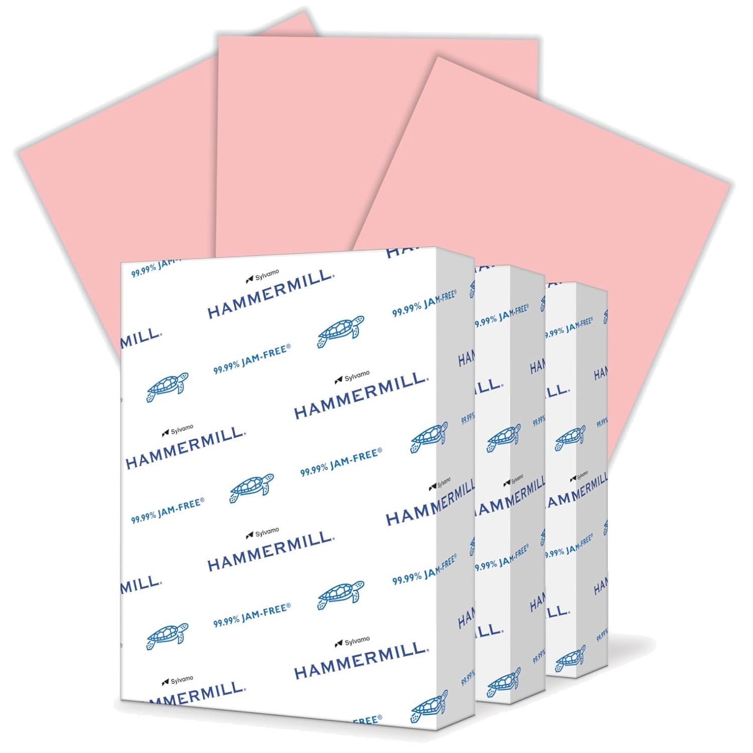 Pink Printer Paper 20 lb - 3 Ream Pack