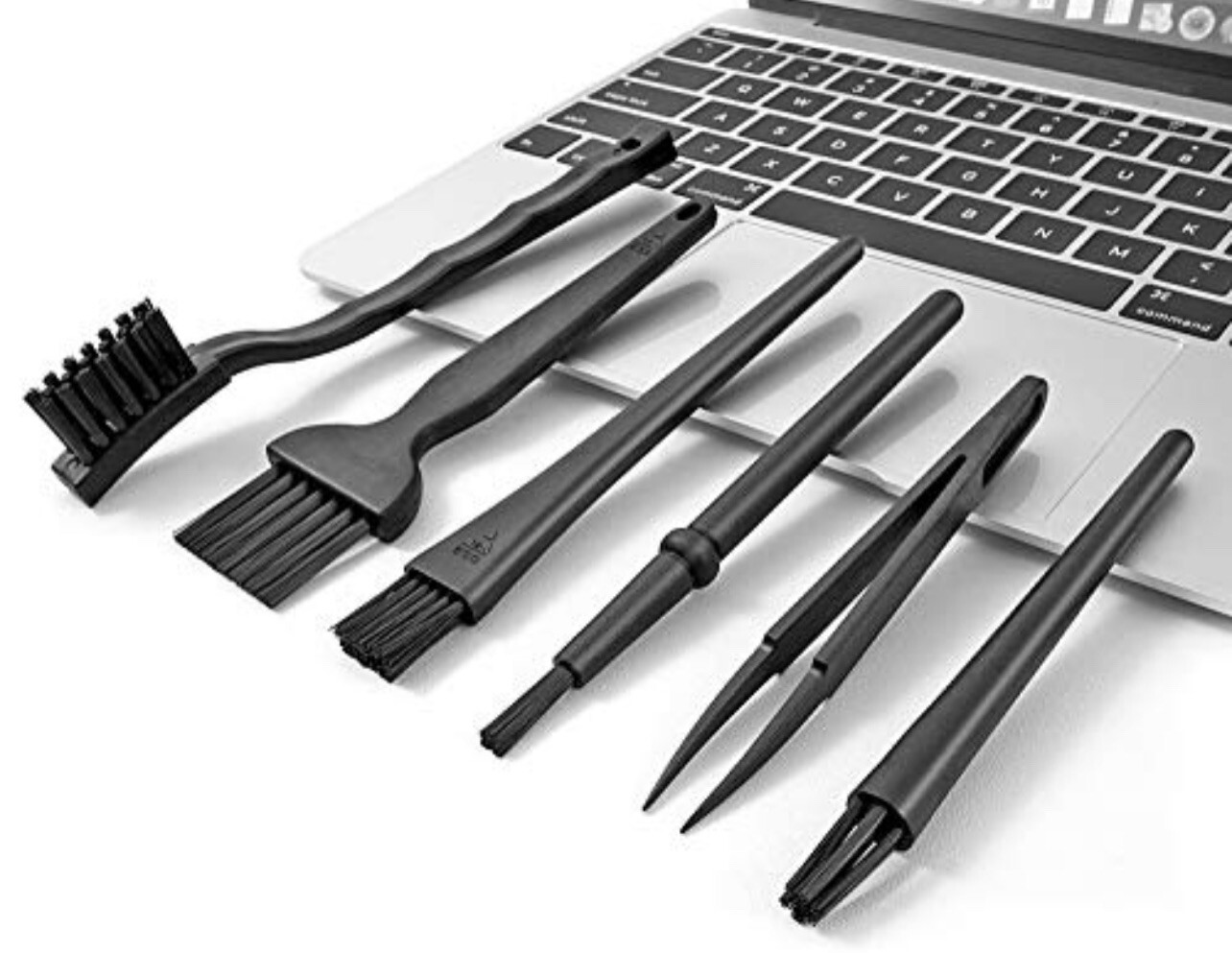 6PC Car Interior Brush Dust Cleaning Tool for Dashboard Air Vents  Console Gaps