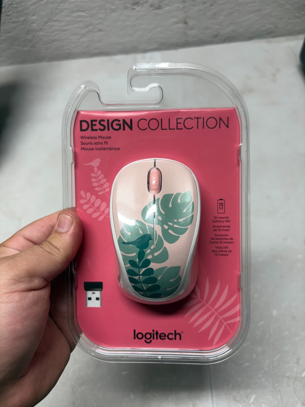 BRAND NEW - Logitech Design Collection M317C Wireless Mouse - CHIRPY BIRD
