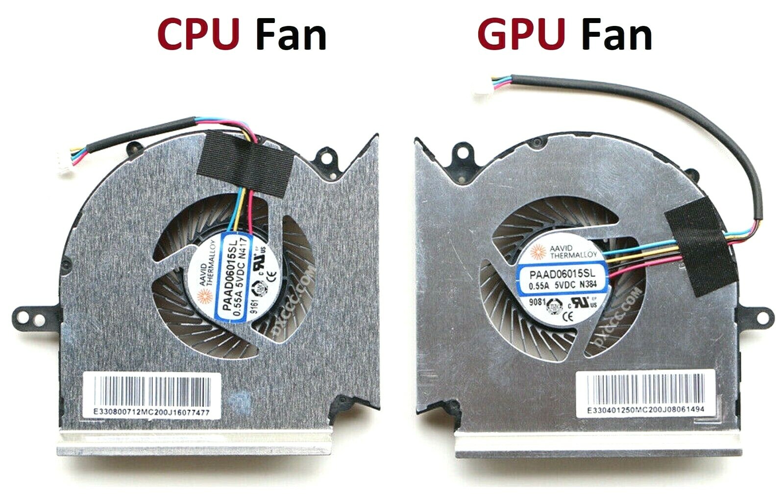 New Original CPU GPU Fan for MSI GE63 GP63 GL63 GE63VR PAAD06015SL-N383 N384