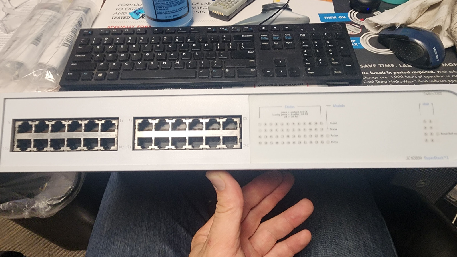 3COM 3C16980A SuperStack 3 Switch 3300 24-Port Fast Ethernet Network Switch