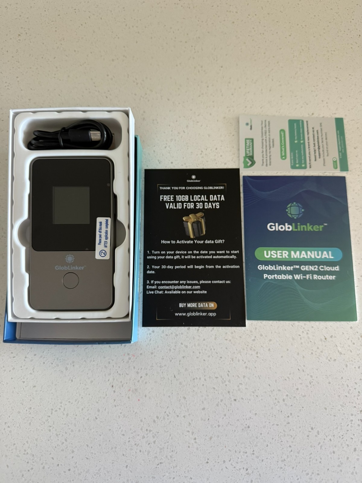 GlobLinker Portable WiFi Hotspot 4G LTE Travel Router
