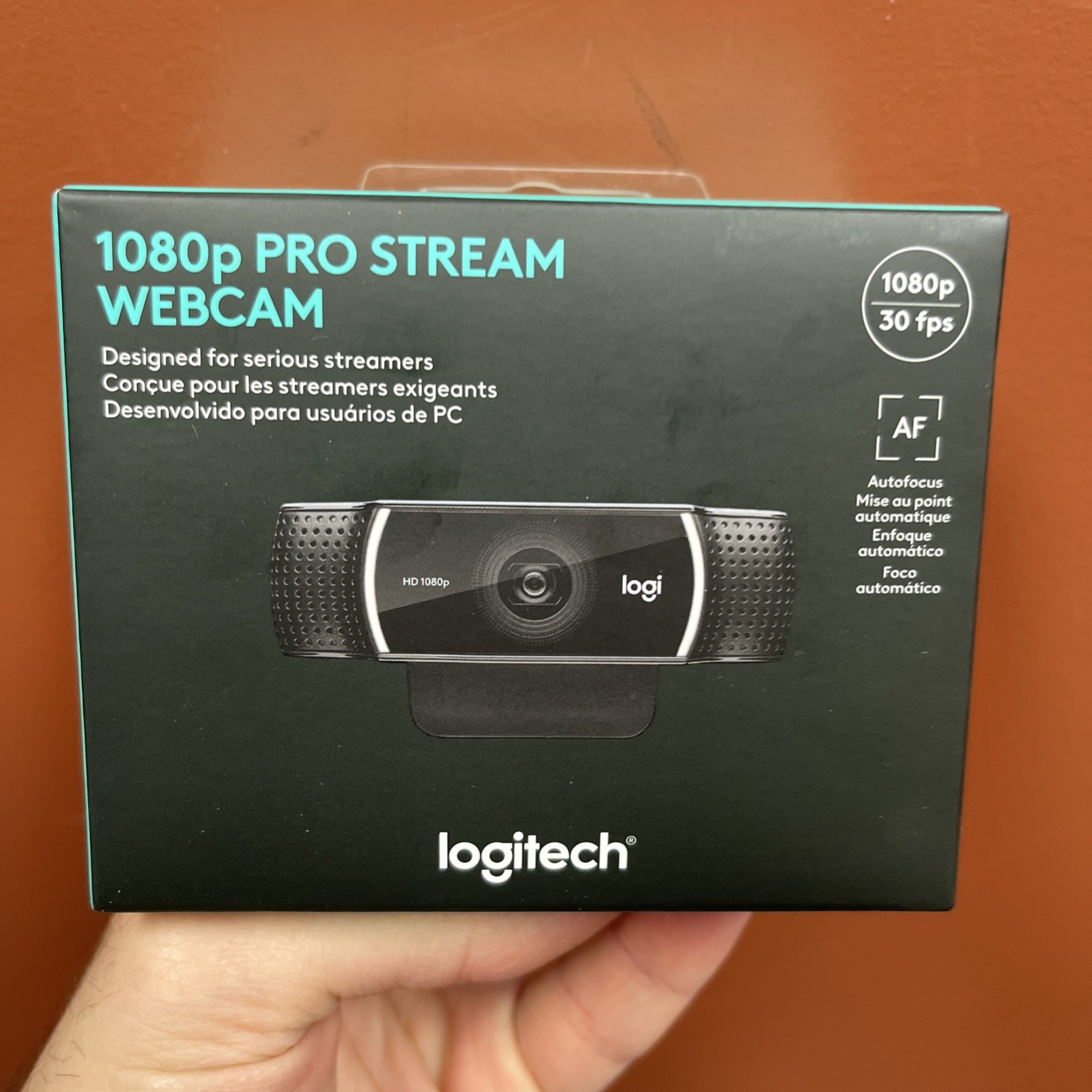 Logitech 1080p Pro Stream Webcam V-U0028 - New