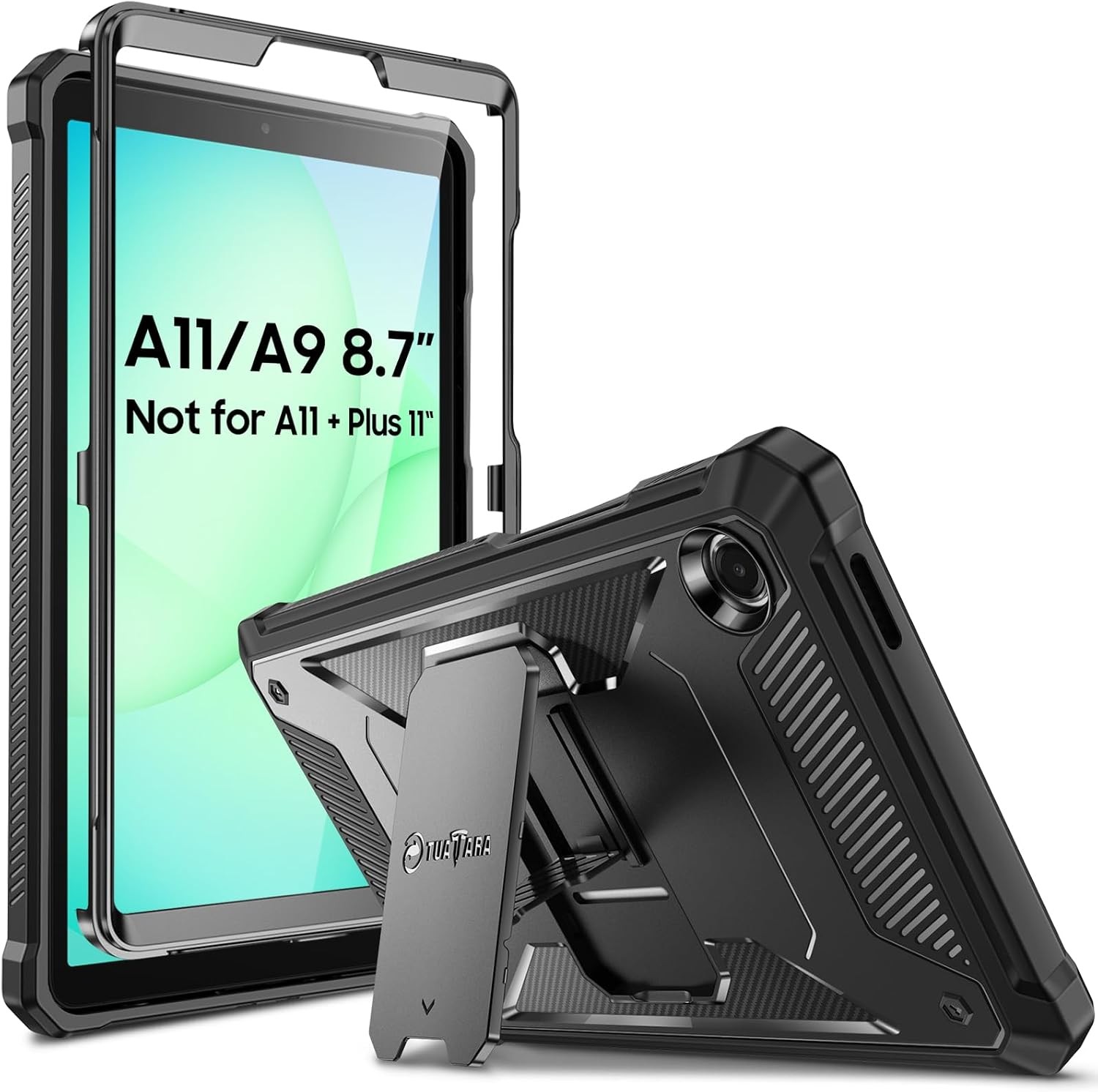 Case for Samsung Galaxy Tab A11 / A9 8.7 Inch Shockproof Case, Black