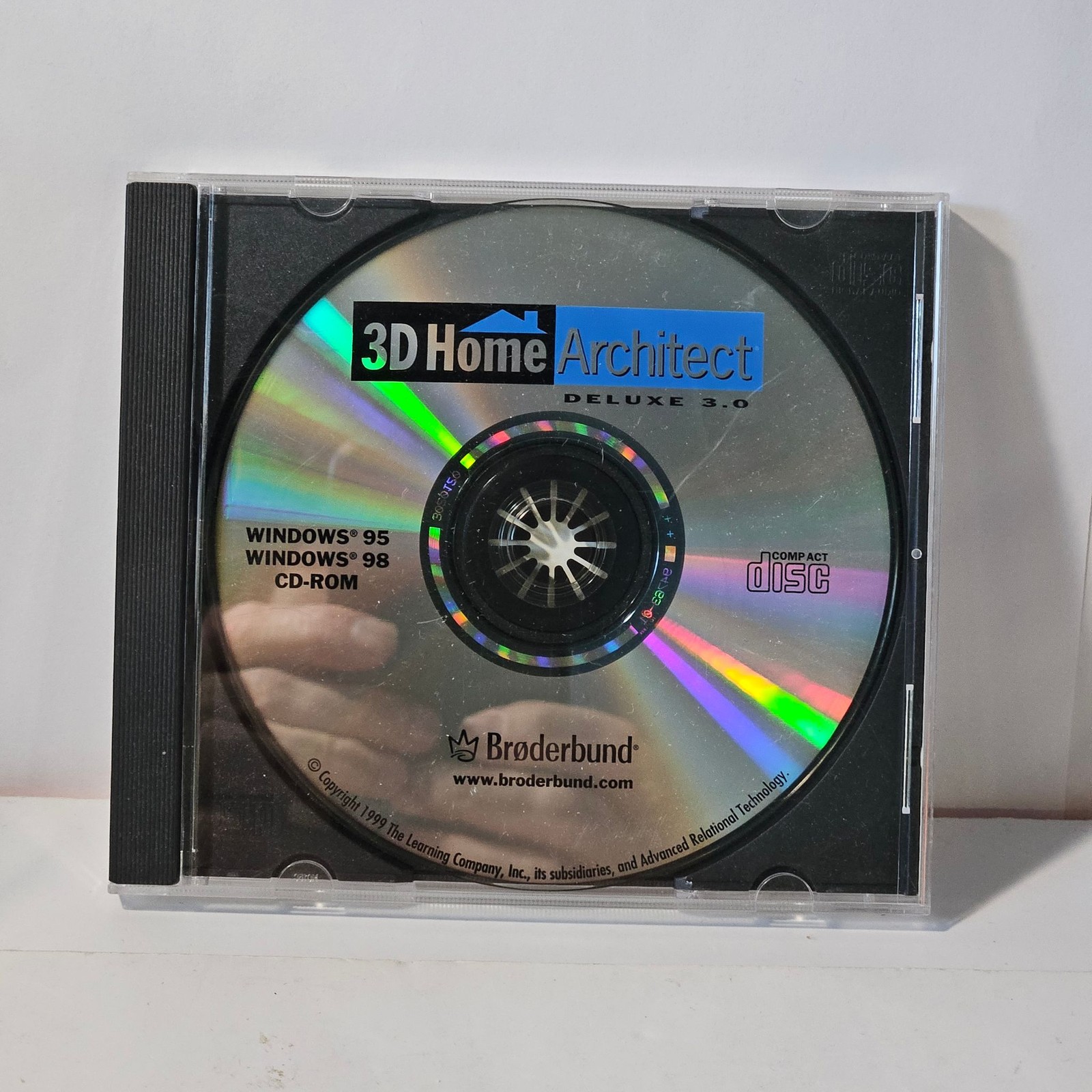 Broderbund 3D Home Architect Deluxe 3.0 PC CD ROM Windows 95 98 Design Software