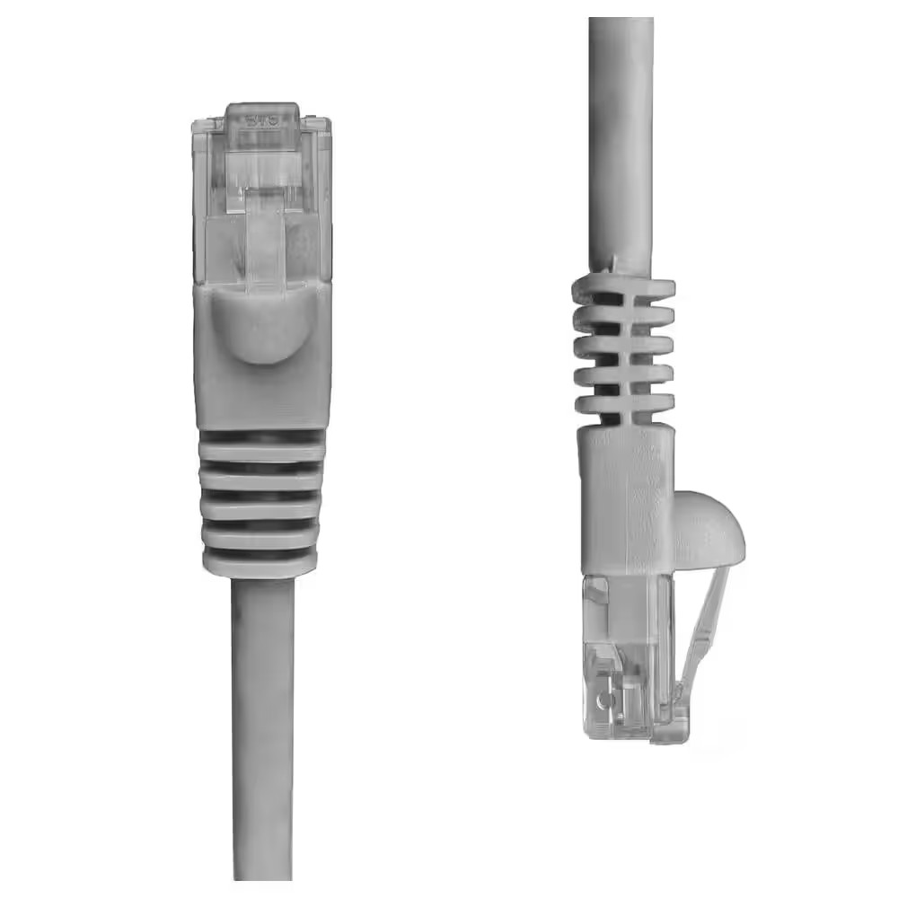 25 Ft. Cat5E Snagless Unshielded (UTP) Network Patch Cable, Gray  N