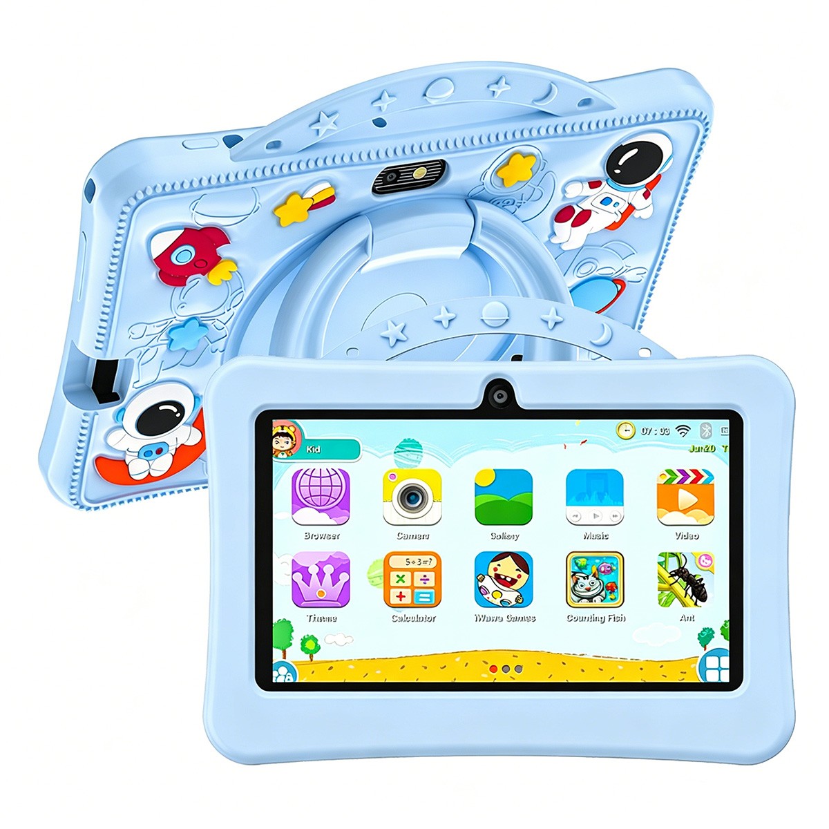 7 Inch Android 13 Tablet PC 8GB+64GB 5G WiFi 1280x800 IPS HD for Children's Gift