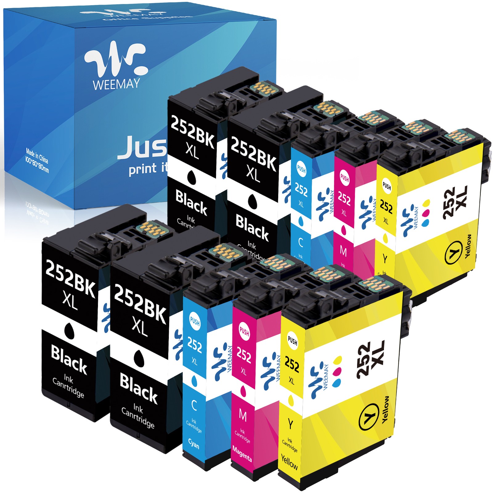 T252XL 252XL Ink Cartridge for Epson WorkForce WF-3620 WF-3640 WF-7110 WF-7720