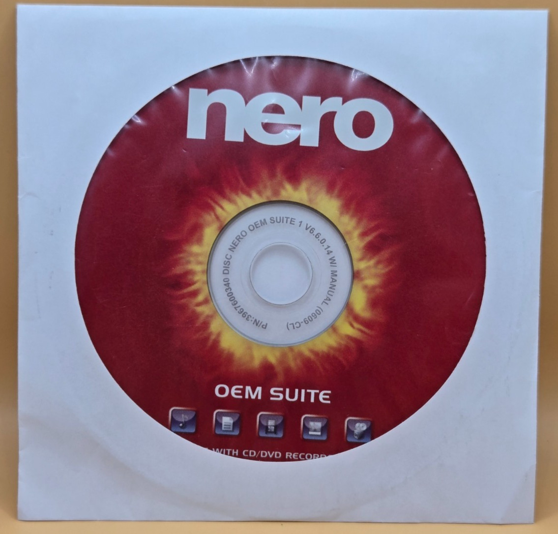 Vintage Software Nero OEM Suite On CD 2003
