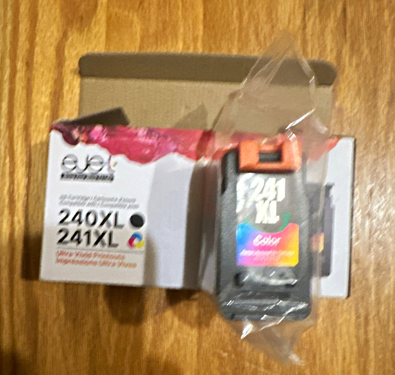 One Ejet Genuine l241XL Inkjet Ink Cartridge Tri-Color