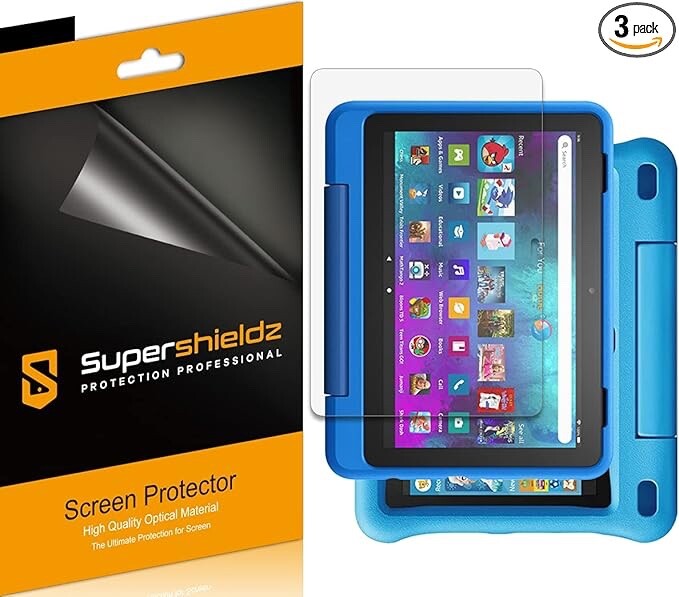 Supershieldz (3 Pack) Designed for All-New Fire HD 8 Kids and Fire HD 8 Kids Pro