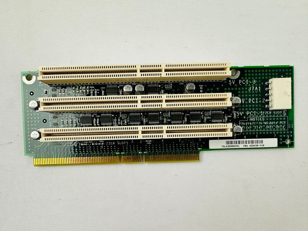 Intel A50430-410 3-Slot PCI 64-bit 5V Riser Card