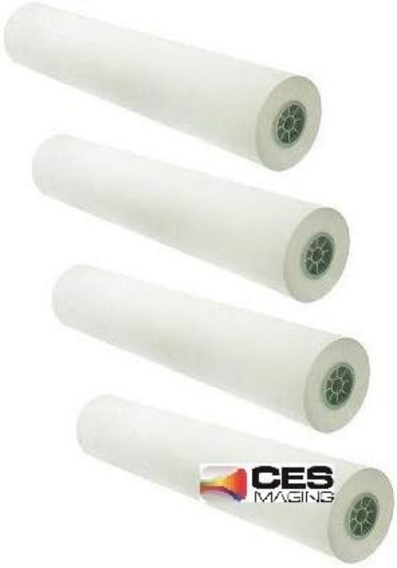 HP Designjet Plotter Paper 4 Rolls 24" X 150' 20lb Bond 2-in Core