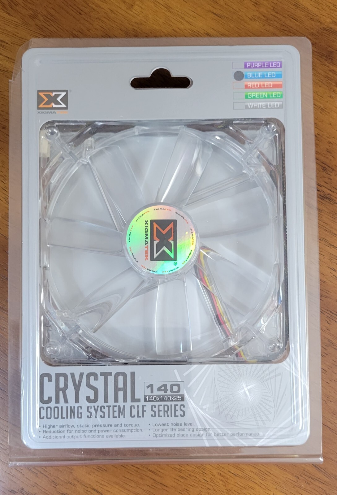 Xigmatek Crystal Cooling System CLF Series Fan CLF-F1451 140×140×25.