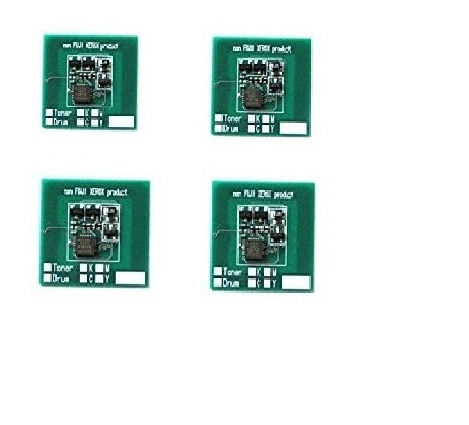 4 PCS XEROX DOCUCOLOR 240 242 250 252 260 TONER CHIP  (C-Y-M-K)