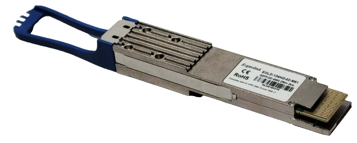 EOPTOLINK EOLD-134HG-02-M51 QSFP-DD MPO 400G DR4+ 2KM Transceiver
