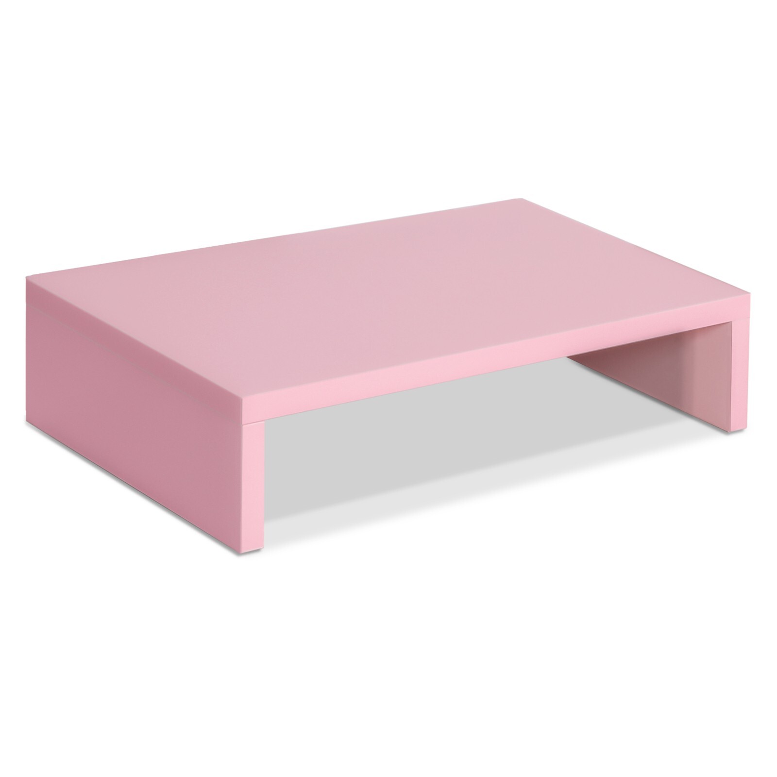 Monitor Stand Riser, Wood Monitor Stand for Desk TV/Screen Computer Stand Pink.