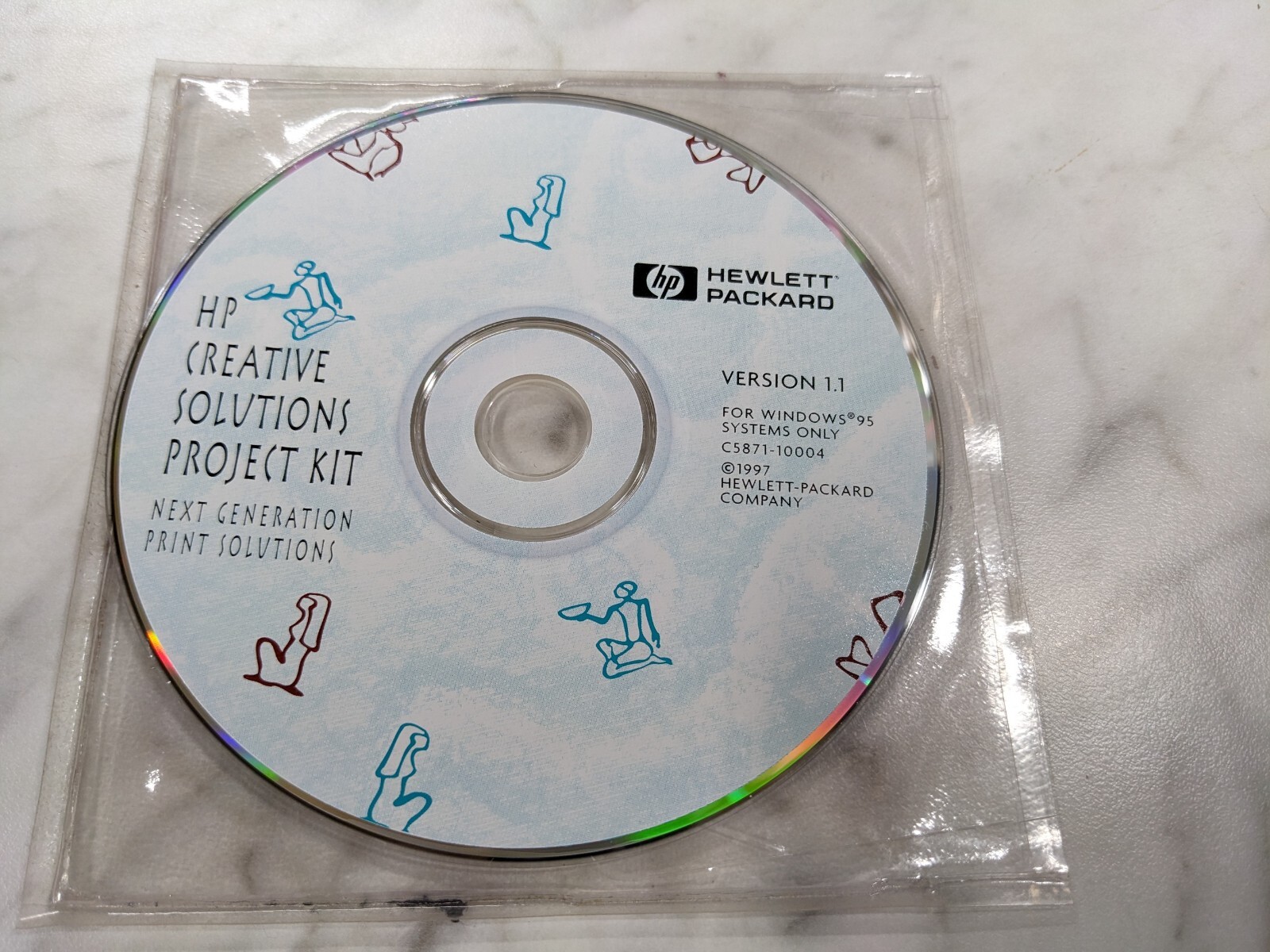 HP Creative Solutions Project Kit Software CD Version 1.1 For Windows 95 1997