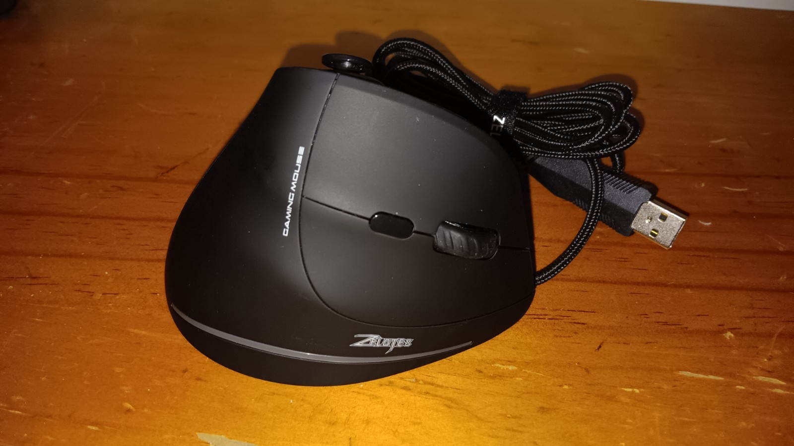 ZELOTES C-18 USB Wired 10000DPI RGB Optical Gaming Vertical Mouse Tested