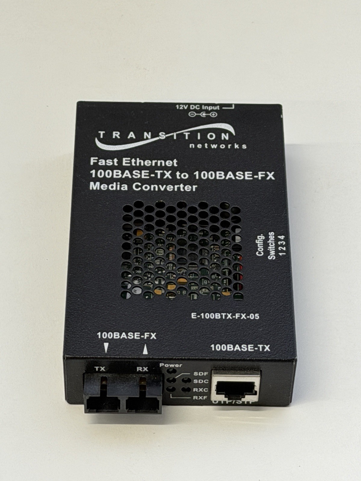 Transition Networks Fast Ethernet  100Base-TX to 100Base-FX Media Converter