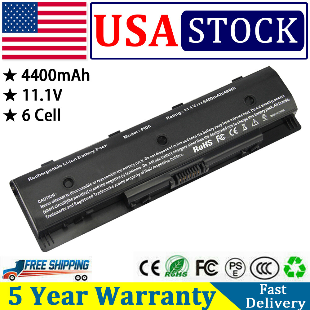 PI06 P106 Battery for HP Envy /Pavilion 15-E 14-E 17-E 17t 17z Series 710416-001