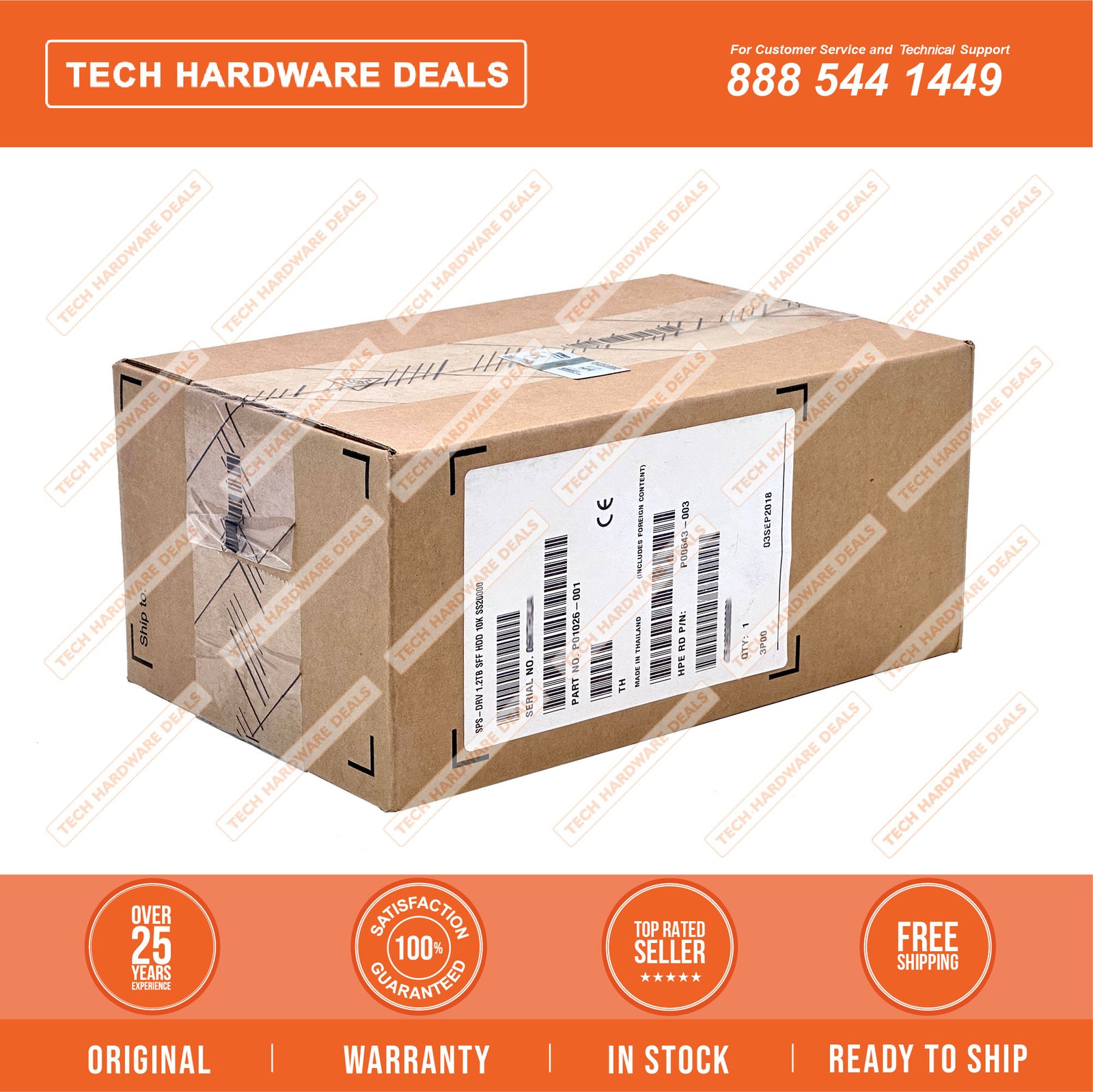 SSKB1200S5xeN010  NEW SEALED HPE 3PAR SS20000 1.2TB SAS 12G 10K SFF HDD