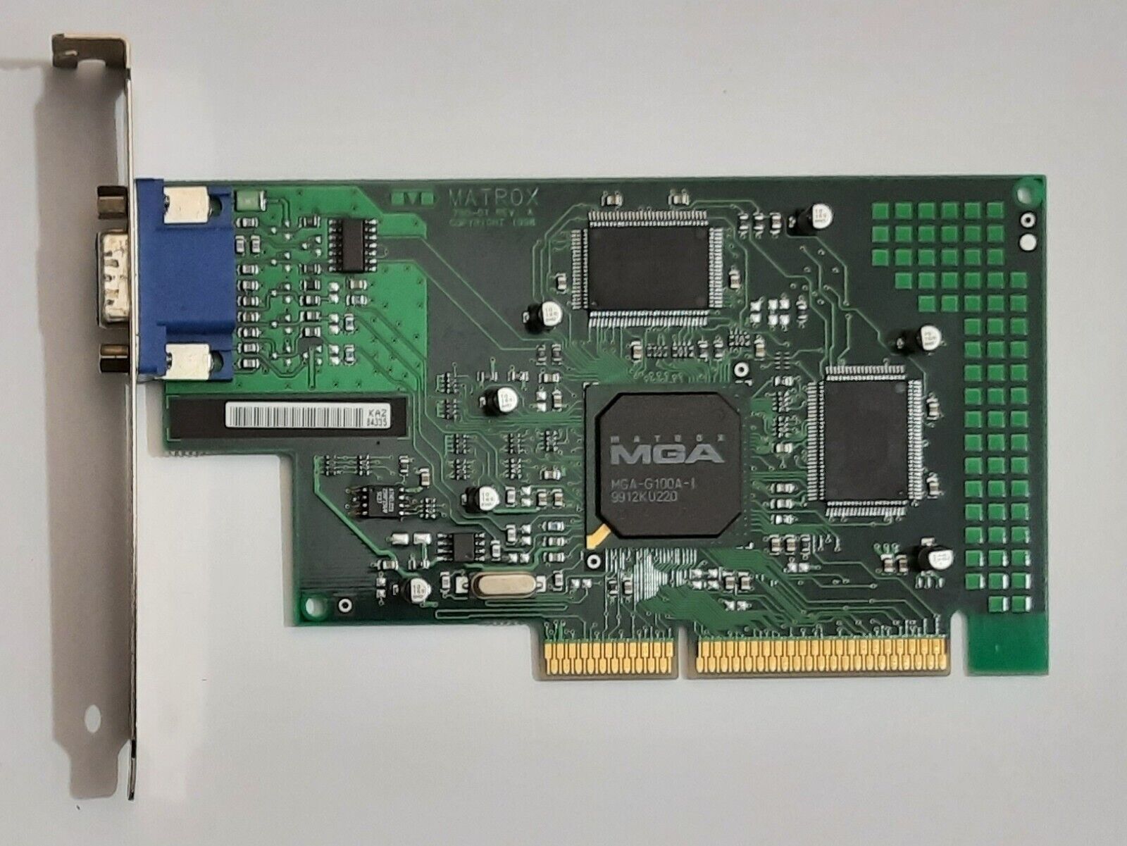 Matrox G100 AGP Graphics Card (G100A/4/OEM, 4MB, Retro, 1998)