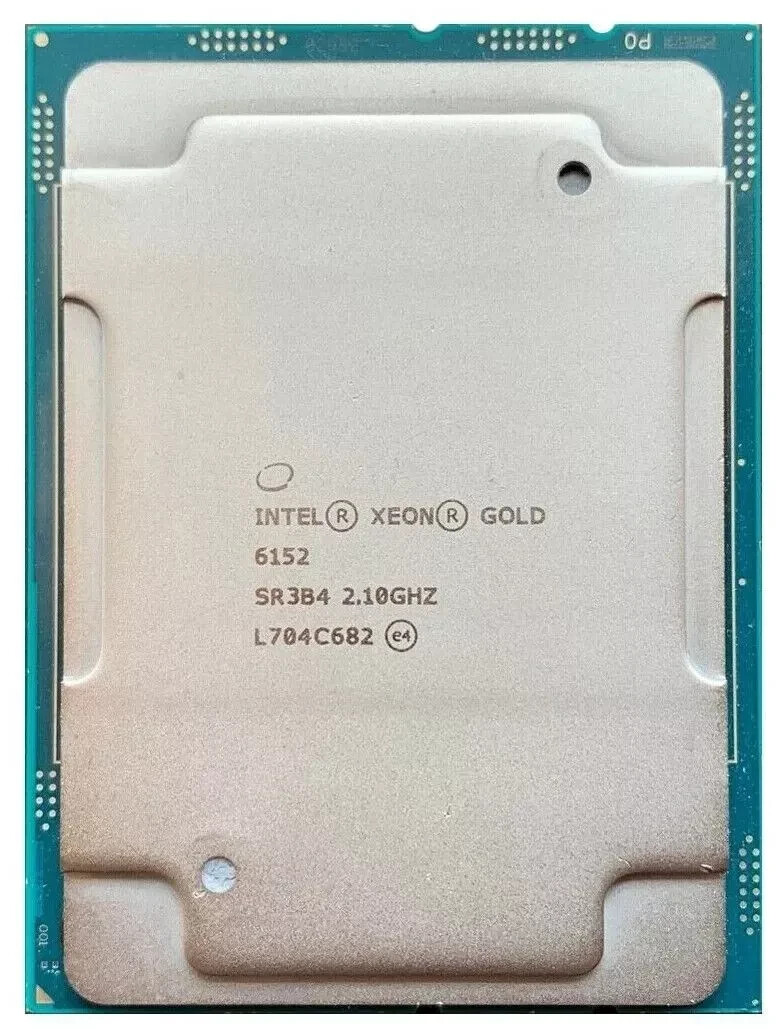 Intel Xeon Gold SR3B4 6152 Processor 30.25M Cache, 2.10 GHz CPU BX806736152