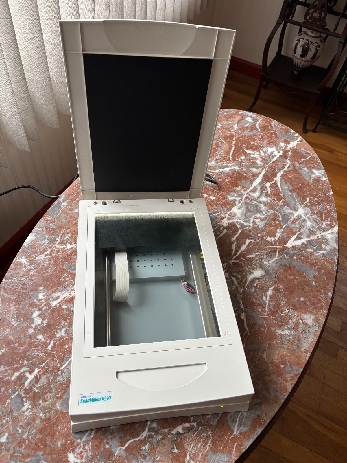 Microtek ScanMaker V310 Flatbed Color Image Scanner Tested Works