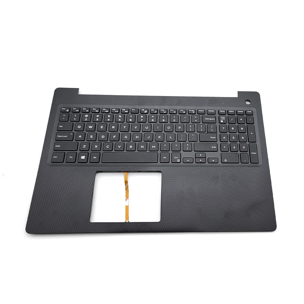 New Palmrest For Dell Inspiron 15 3583 Keyboard Backlit Black Upper Case 0P4MKJ