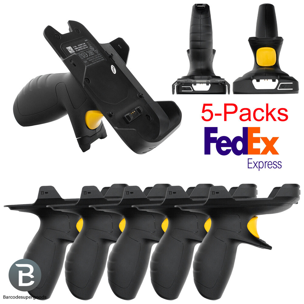 5-Packs Snap On Trigger Pistol Grip Handle For Zebra TC20 TC25
