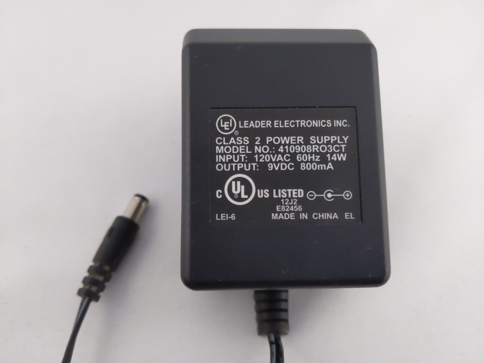 Genuine LEI Leader Electronics Class 2 Power Supply 410908RO3CT 
