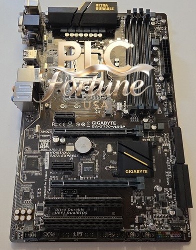 Used Gigabyte GA-Z170-HD3P Intel Z170 LGA1151 4*DDR4 USB 3.1 ATX Motherboard