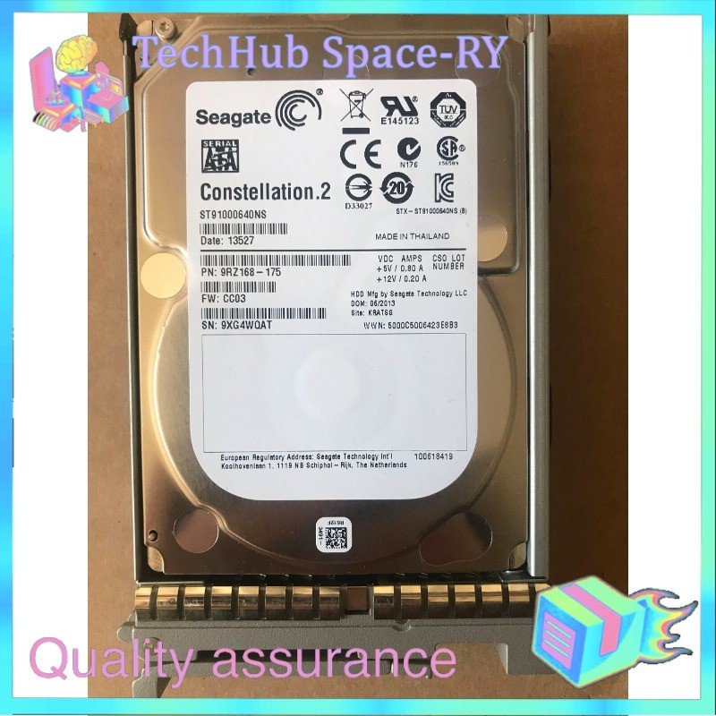 A03-D1TBSATA 1TB 6Gb SATA 2.5' 7.2K RPM Hard Disk Drive ST91000640NS