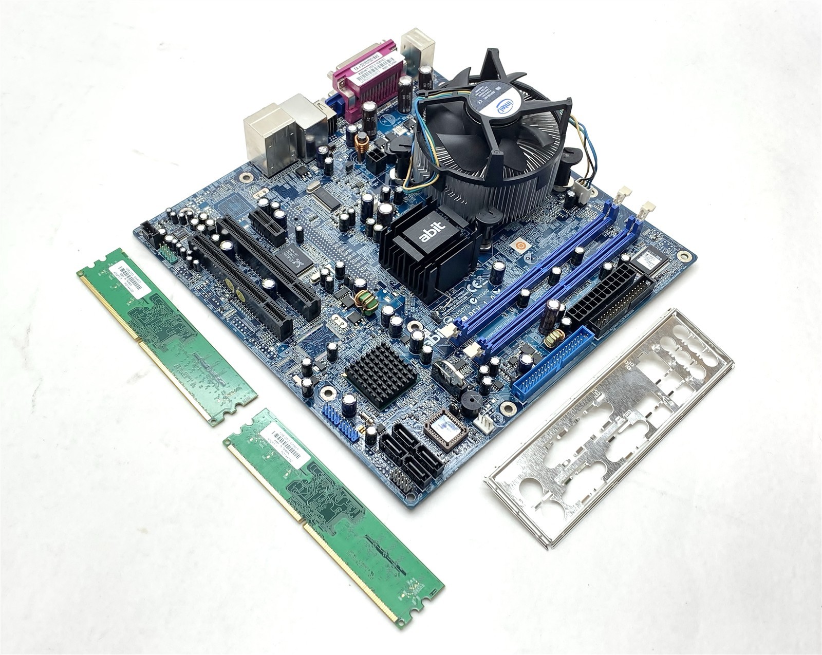 Abit LG-95Z Motherboard & CPU Combo mATX LGA 775 Intel E2140 1.60GHz 2GB DDR2 IO
