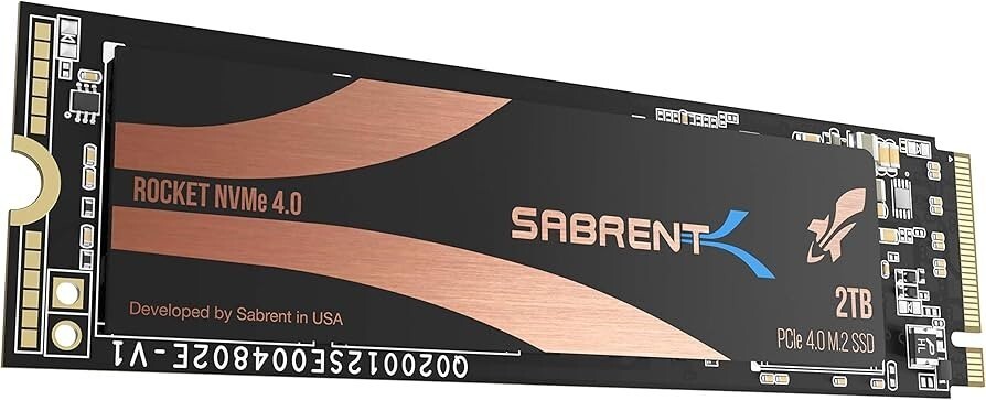 SABRENT Rocket 2TB NVMe PCIe 4.0 SSD (SB-ROCKET-NVMe4-2TB)