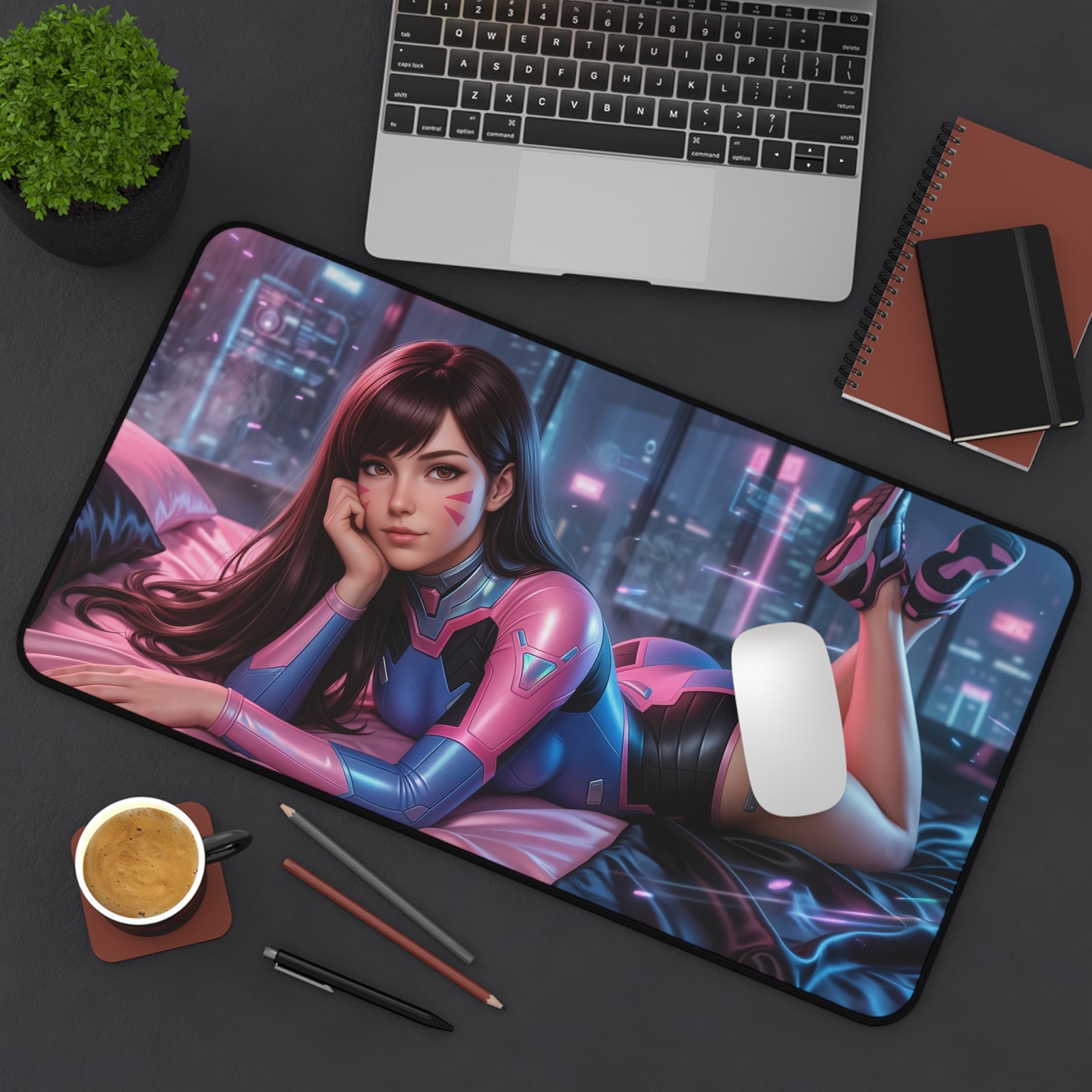Overwatch D.Va Mouse Pad, Gaming Desk Mat, XXL Keyboard Pad