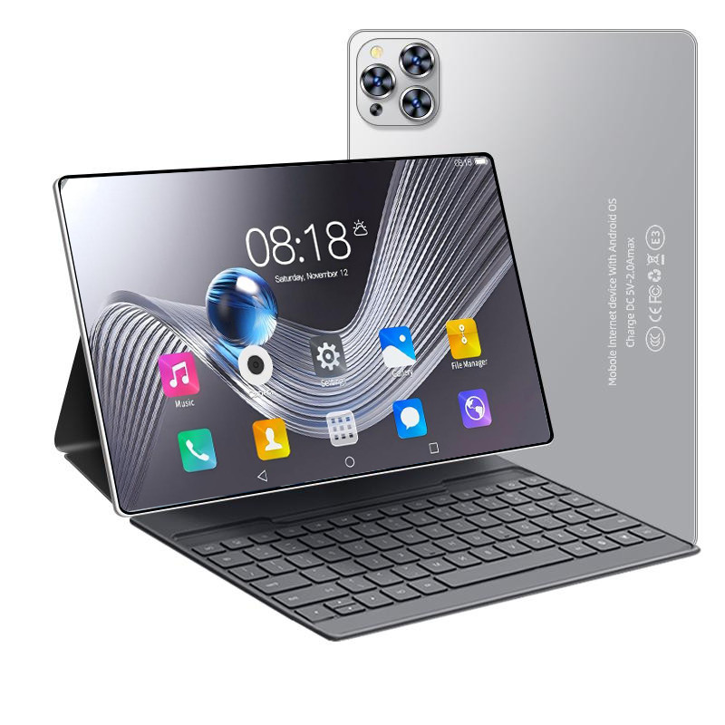 New10.1" WIFI /4GTablet Android 12 HD 256GB Tablet Pad 8Core Netflix Dual Camera