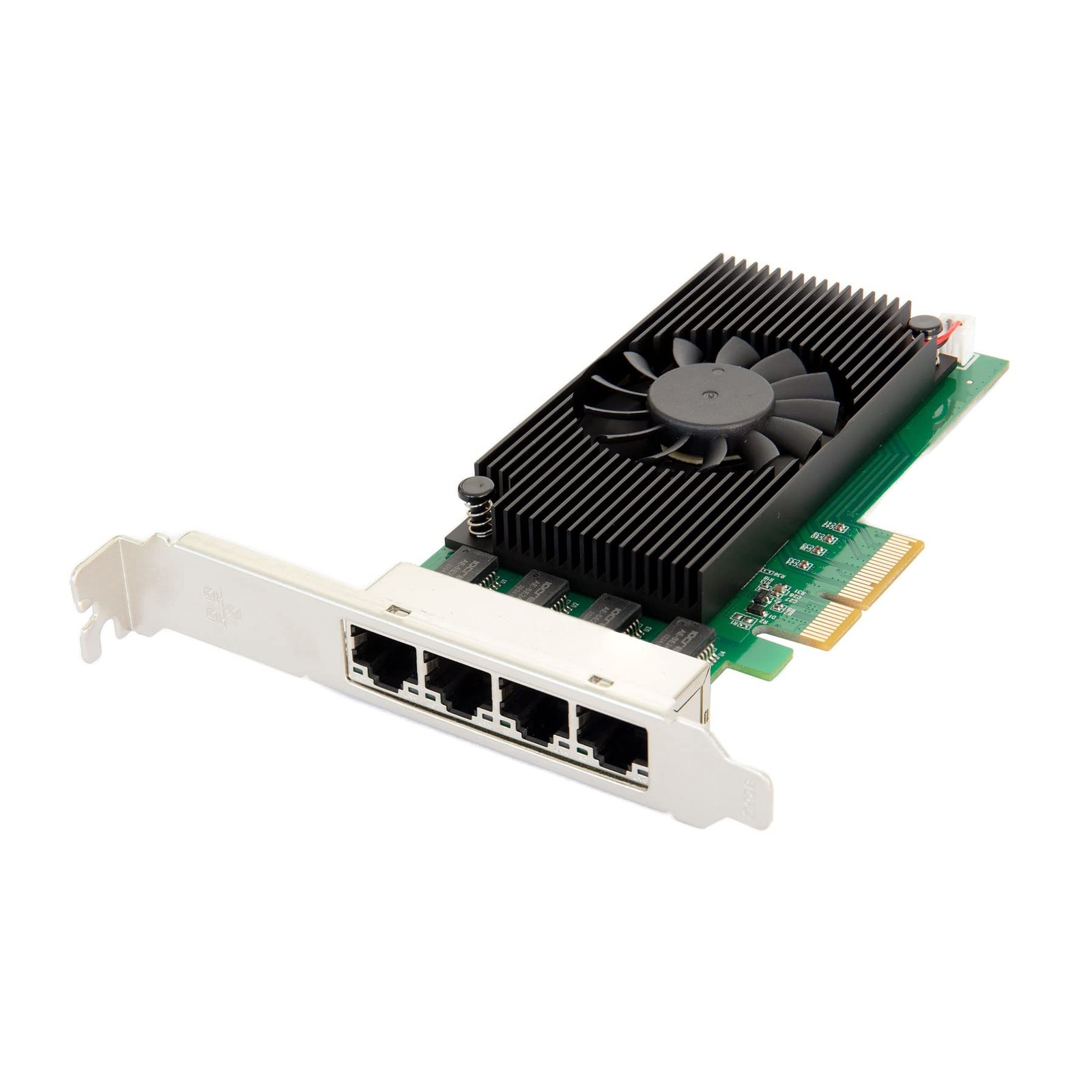 4 Port 2.5G PCIe Network Adapter Card for Windows Mac Pro Low Profile Install