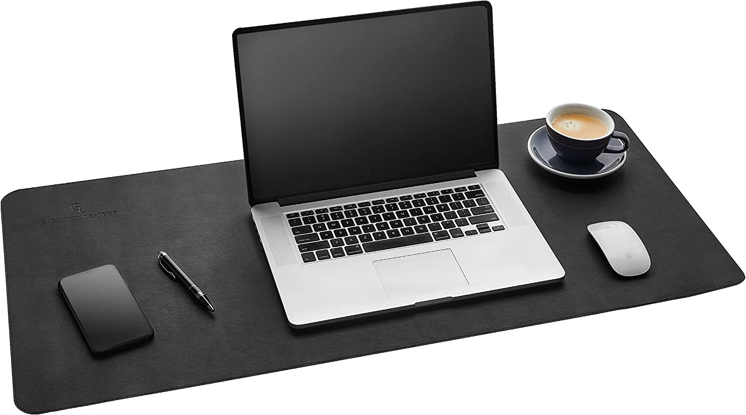 Desk Mat, Office Writing Desk Pad, Large 36" X 17" Black, for Top of Desks, Gift