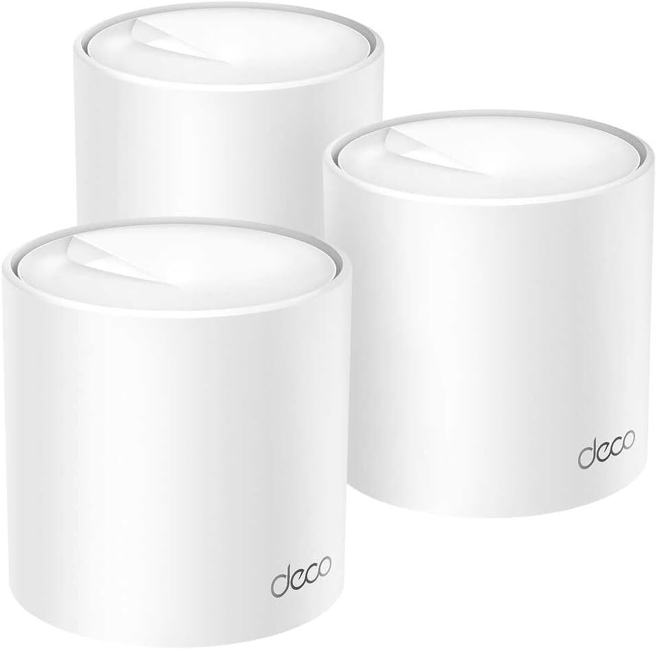 TP-Link Deco X5000 WiFi 6 AX5000 Dual-Band Whole Home Mesh Wi-Fi System, 3 Pack