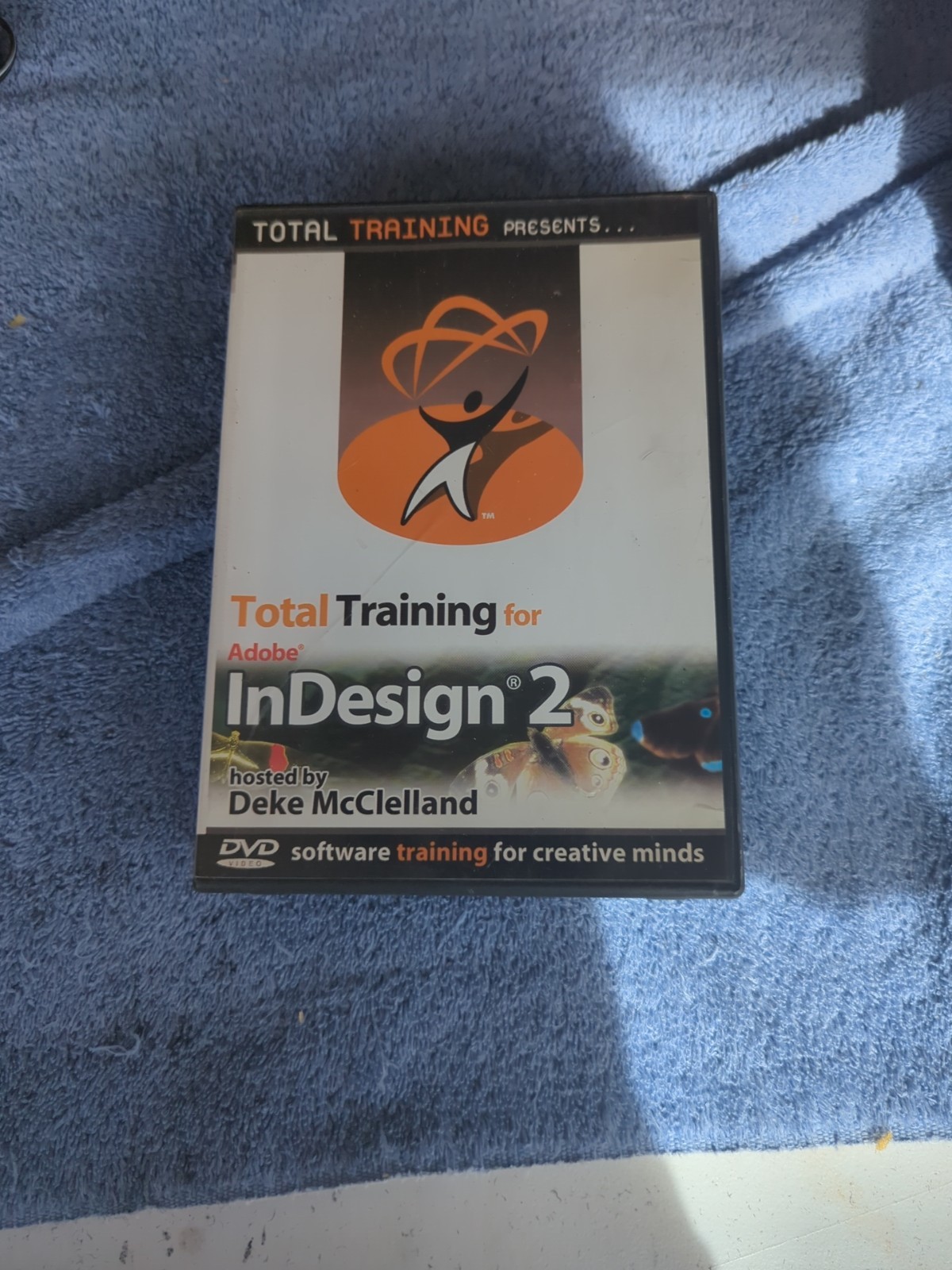 Total Training for Adobe InDesign 2 DVD CD-ROM 2002 Opened Never Used