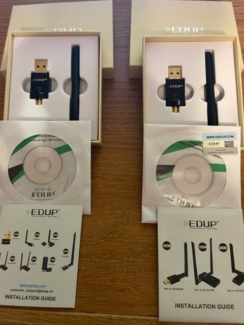 USB WiFi Adapter 600 Mbps EDUP WIRELESS EP-DB1607 2 of them