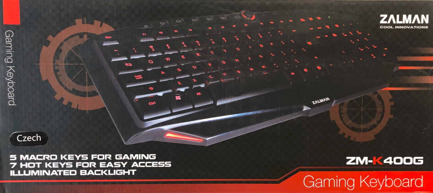 Zalman Gaming Keyboard ZM-K400G Backlit