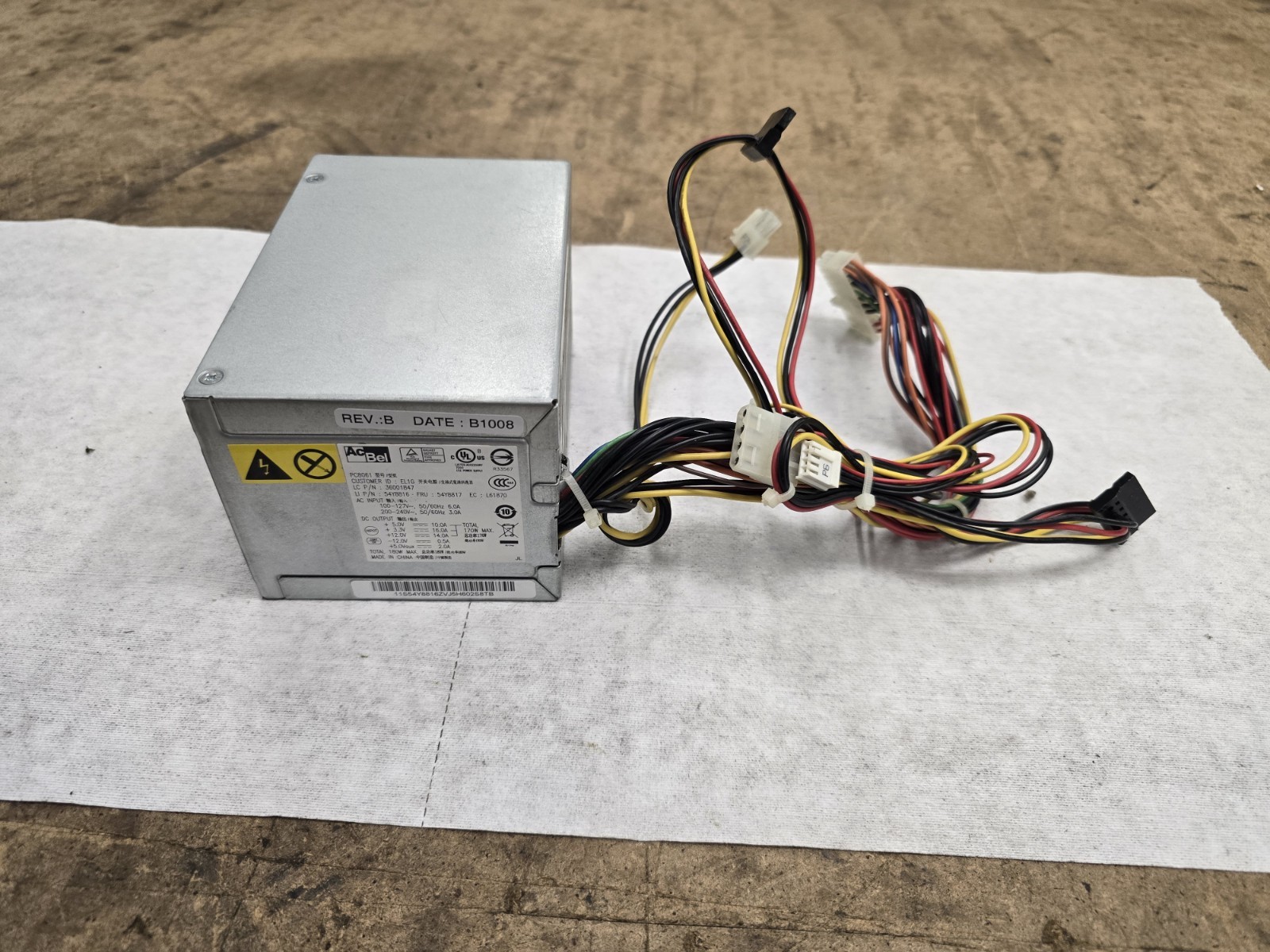 ACBEL PC8061 180w Power Supply