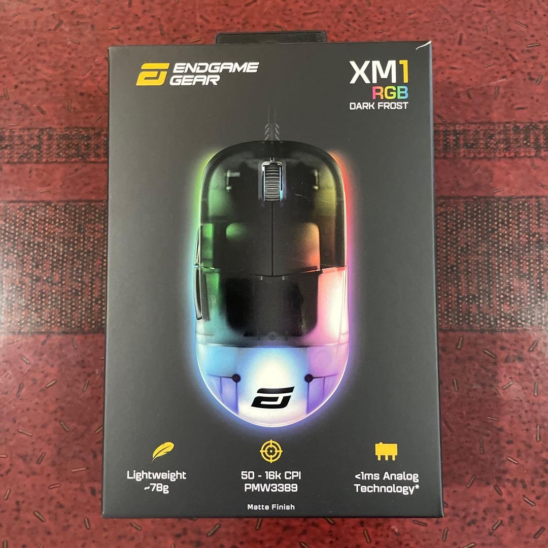 Endgame Gear Gaming Mouse XM1 RGB DARK FROST PMW3389 Sensor Wired