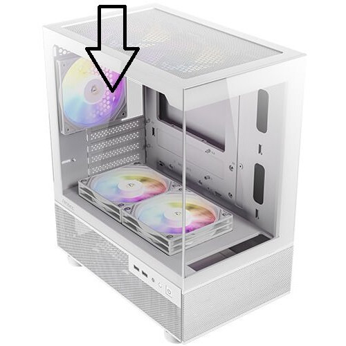 ANTEC CX200M White PC Computer Case Glass AN11-2010