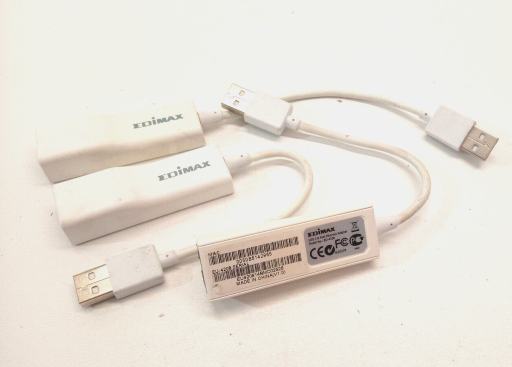 3x USB 2.0 Fast Ethernet Adapter EU-4208